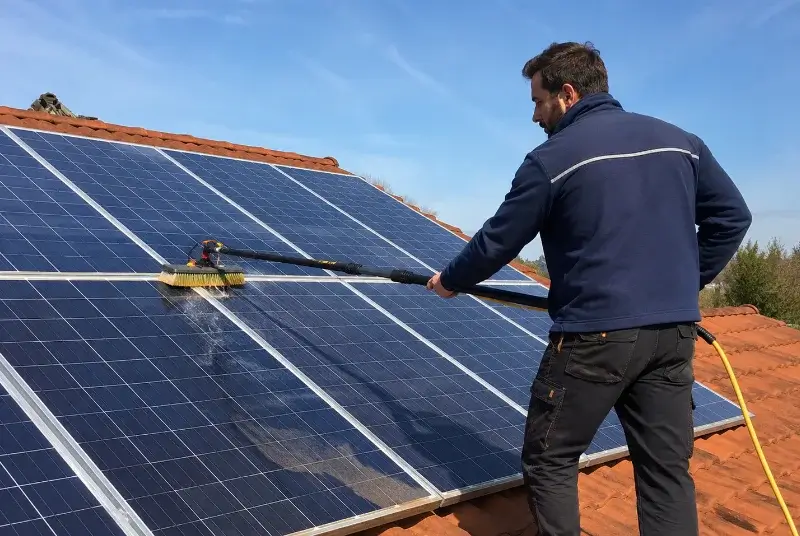Nettoyage et entretien de panneaux solaires à Mareuil-sur-Lay-Dissais